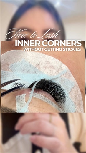 Master Inner Corner Lashes with This Tape Hack