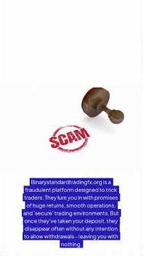 Lost Money in Binarystandardtradingfx.org Scam? Do This Now!