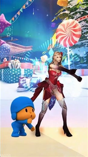 Pocoyo Dance In Blood Strike🕺🏻#bloodstrike #bloodstrikemobile #bloodstrikeclips #gaming #shorts #fyp