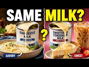 Evaporated Milk vs Condensed Milk: What’s the Difference?