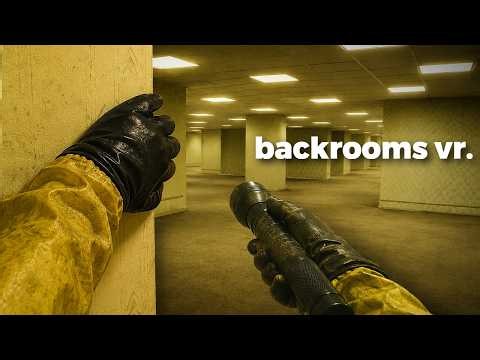 I Entered The BACKROOMS In VR Before The Movie