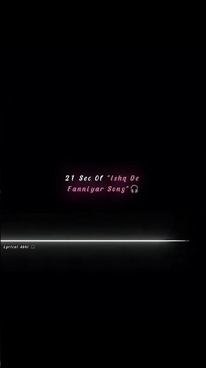 Ishq De Fanniyar ❤️✨ | Aesthetic Lyrics Video #song #ishqdefanniyar #lyrics