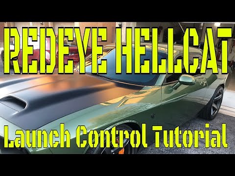 Redeye Hellcat Launch Control 2.0 Mopar Launch Control explained and demostrated