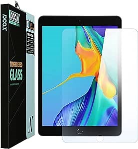 POOX】iPad Mini 5/Mini 4 Glass Screen Protector, [ Eyes Protection Anti UV Blue Light Cut ] Tempered Glass for iPad mini 4/5 Anti Scratch Anti Fingerprint Face ID and Apple Pencil Compatible
