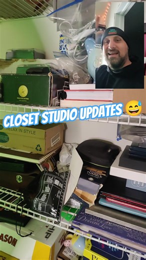 My Closet Studio Is a Mess… But OBS Works Now