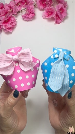 24K views · 135 reactions | Boy & Girl Paper Cup Candy Box  ı am sure you didn’t try this before  #fblifestyle #DIY #crafting Home Decoration | Home Decoration | Facebook
