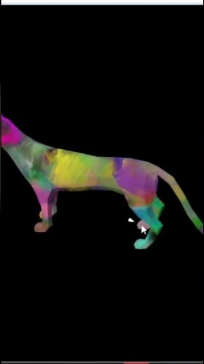 Painting a Cheetah with coding #coding