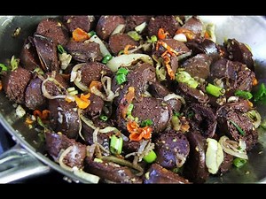 Breakfast ReFried Black Pudding | CaribbeanPot.com