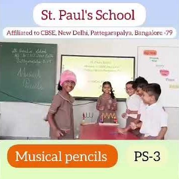 Musical pencil activity for PS-3 kids