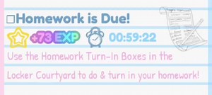 Completing the Quest 'Homework is Due!' in Royale High