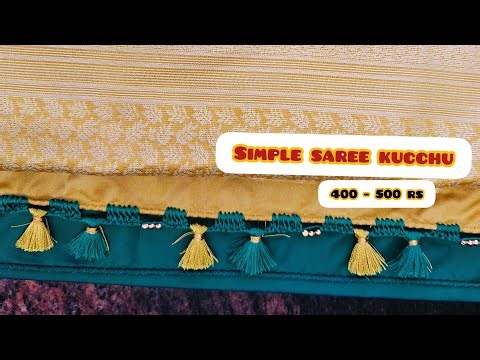 ಕುಚ್ಚು ಡಿಸೈನ್/simple saree kucchu design 