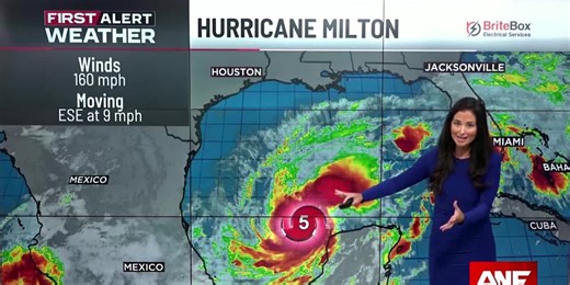 First Alert Forecast: Historic Milton heading for FL; Cooler weather in Atlanta