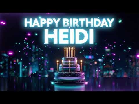 Happy Birthday Heidi Song 🎈 The Original Birthday Melody for Heidi