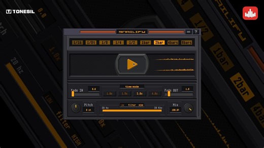 [半速和时间伸缩效果器] ProducerSources Tonesil Snailify v1.0.0 [WiN]