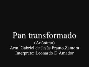 Pan transformado - Anónimo