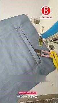 How to make pants back pocket