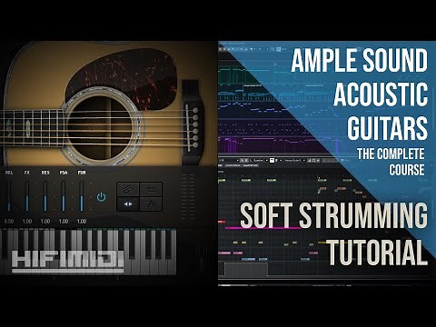 Programming Soft Strumming on Guitar VST using Ample Guitar Martin