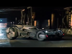 Batmobile Chase 'Batman v Superman' Behind The Scenes