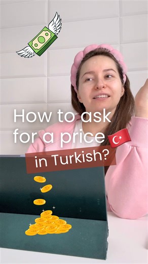 Julia | Turkish teacher on Instagram: "How to ask for a price in Turkish 🇹🇷💸 💚 Ne kadar? 💰 Kaç lira? 🧾 Toplam kaç / ne kadar? 🧮 Ne kadar tuttu? 💳 Borcum ne kadar? Learn Turkish through individual lessons A1 - A2 - B1 - B2 clear structure, real situations and speaking 🗣️✨ 📩 Want to start? DM me “TURKISH” 💬 #turkishlanguage #learningturkish #turkishforforeigners #learnturkish #turkishcourse"