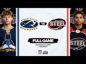 USHL FREE GAME - Sioux Falls Stampede vs Chicago Steel | Watch Live On FloHockey
