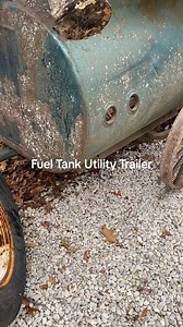 DIY utility trailer made of scrap materials and a discarded fuel oil tank. Hubs off scrapped 68 Ford F100.#DIY #trailer #fuel #utility #repurpose #scrap #tongue #offgrid #self #sufficiency #welding | Tractorman