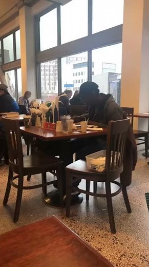 Guy Showcases Amazing Levitation Trick With Napkin While Sitting on Table