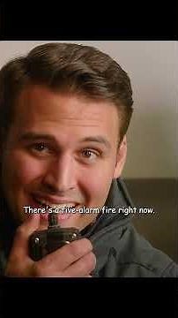 City-wide chase for a fire truck!#shorts