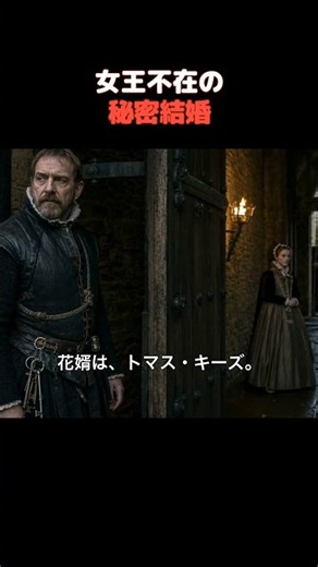 女王がいない間に行われた秘密結婚 #エリザベス1世 #秘密結婚