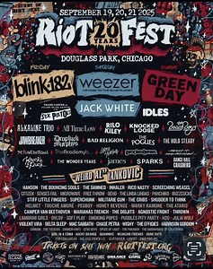 HELMET is joining RIOT FEST in Chicago September 2025 | Helmet