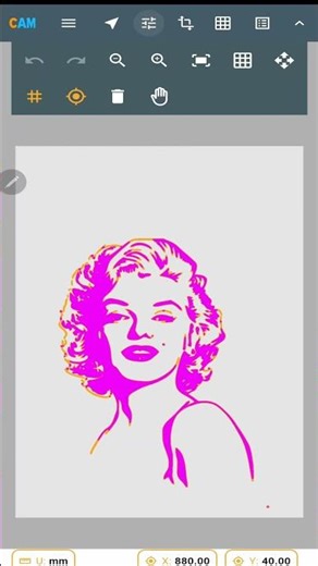 Iconic Beauty in Laser Lines ⚡ Vector to Engraving in mobCAM