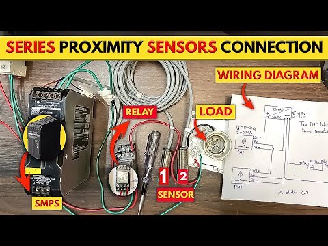 How To Connect Proximity Sensor In Series || Proximity Sensor wiring diagram ‪@Mr.Electricdiy‬