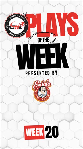 It’s time for the #MJHLHockey Plays of the Week! Some of the best from week twenty around the MJ! Proudly presented by @esdaleprinting - the official print supplier of the MJHL! | Manitoba Junior Hockey League