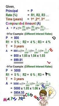 Trick 493 - How to calculate compounded amount - Part 3 - MathematrikS