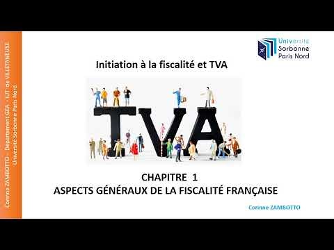 Cours de fiscalité - Aspects généraux de la fiscalité française - Vidéo 1.2