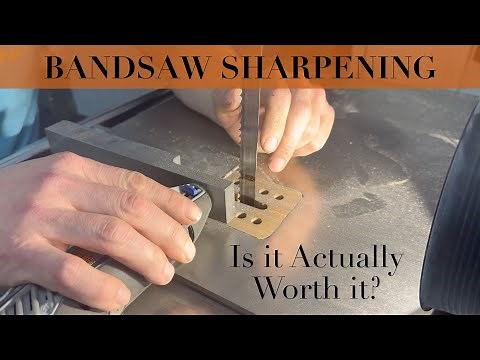 Bandsaw Blade Sharpening - How it works and is it worth it?