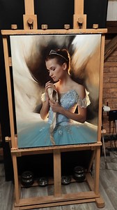 154K views · 14K reactions | "The Power of Passion" 34"x26", oil on linen canvas. Beautiful @kowalczyk_marta as a model The painting can be viewed at @v.a.gallerypoland . #art #fineart #balerina #paint #artist | Damian Lechoszest | Facebook