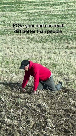 The dirts gotta pass the vibe check #farmhumor #farmer #farmlife