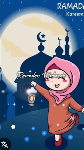 ramzan mubarik all my friends ❤️ 2026 😊 cute little girl and boy dpz animation style 😍 ful pic post