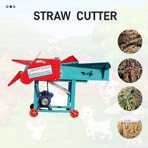 [Hot Item] Small Silage Chopper Machine, Portable Forage Cutter, Electric Chaff Cutter, Animal Feed Grinder