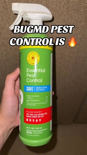 You don't need a million products to keep your home pest-free. BugMD makes it simple with a plant-powered formula to target 40 of indoor and outdoor pests for a safe and effective solution. 🐜🦟 ✅ Eliminates pests on contact with essential oils ✅ Safe for use around kids and pets ✅ Fast-acting and long-lasting protection ✅ Works on resistant species ✅ Easy to mix and spray Make the switch to BugMD and see why we have 45k ⭐️⭐️⭐️⭐️⭐️ reviews. 🙌 Right now, grab our Essential Pest Control and get u