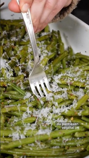 Essayez de faire cuire vos haricots verts au four, et remerciez moi plus tard ! 🤩 #recettesimple
