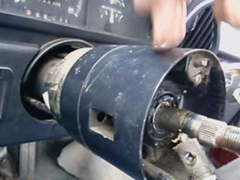 1991 F150 Remove steering wheel to replace/repair key and tumbler