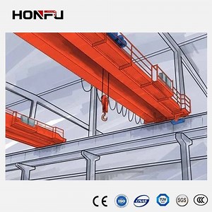 [Hot Item] Manufacture New Double Girder Cabin Travelling Bridge Hoist 10 Ton Overhead Crane