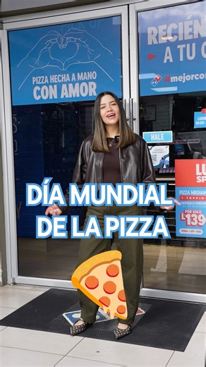 🍕Domino’s Honduras on Instagram: "¡Feliz Día Mundial de la Pizza! 🍕🎉 Comprá cualquier pizza y celebrá como se debe: llevate una mediana de pepperoni por L.1. 🔥 Disponible en todas las tiendas. Válido únicamente en restaurante. #Dominos #DominosHonduras #DiaMundialDeLaPizza #PizzaDay #PizzaLovers #Promo #Pepperoni #SPS #Tegucigalpa #PizzaTime"