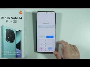 Redmi Note 14 Pro+ 5G: All Screen Lock Settings (Lock Screen Methods)