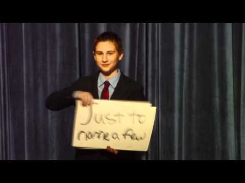Best Middle School Election Speech Ever, Zach Oschin