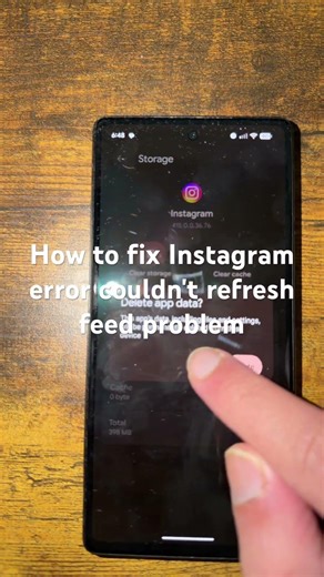 How to fix Instagram error couldn't refresh feed problem