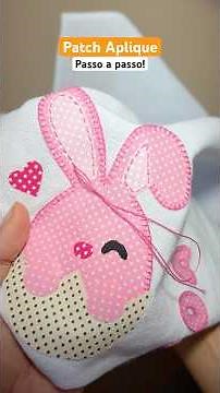 Vem fazer um coelhinho fofo em Patch Aplique!