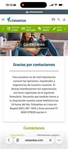 ¿Cómo realizar una PQR en Colsanitas?