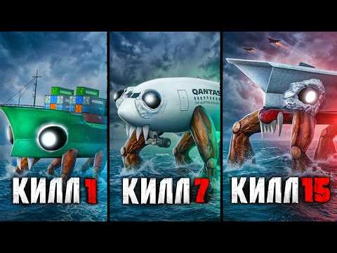 With every kill I become a new krabtanik in Garry's Mod